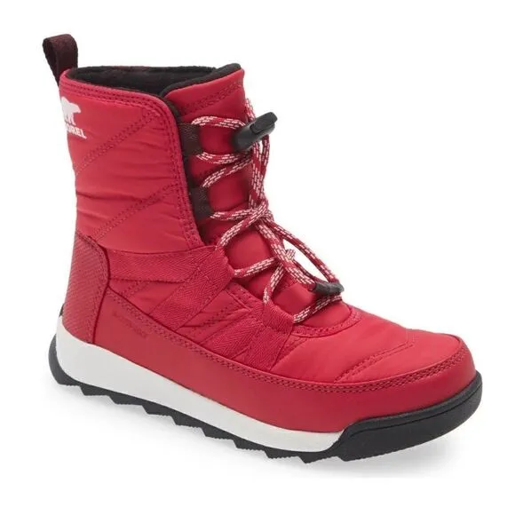SOREL Whitney II Short Waterproof Insulated Boot, Toddler Size 10, Red, NWT