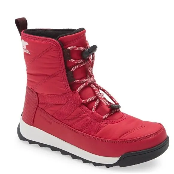 SOREL Whitney II Short Waterproof Insulated Boot, Toddler Size 10, Red, NWT