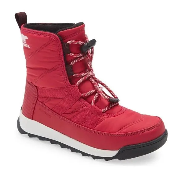 SOREL Whitney II Short Waterproof Insulated Boot, Toddler Size 12, Red, NWT