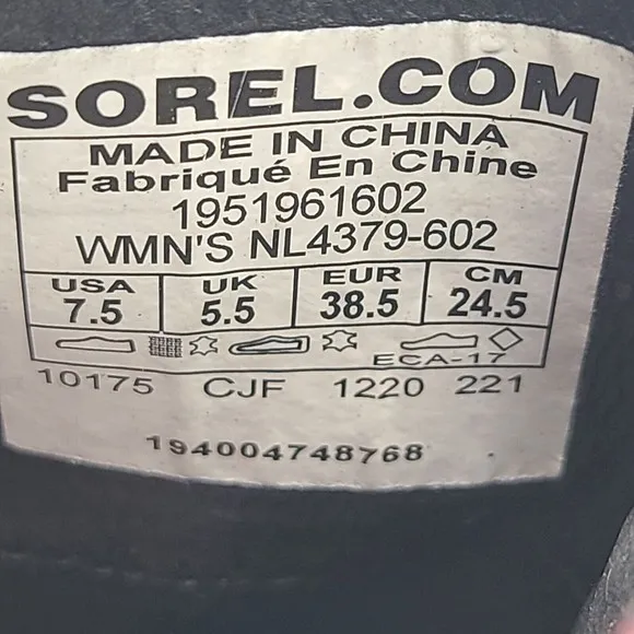 SOREL Women boots Uptown Chelsea Lug Sole Wine Leather US Size 7.5 38.5 new