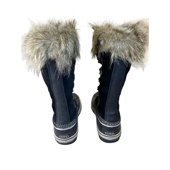 Sorel Women's 7 Joan Of Arctic Waterproof Snow Boots Shoes Black -25F