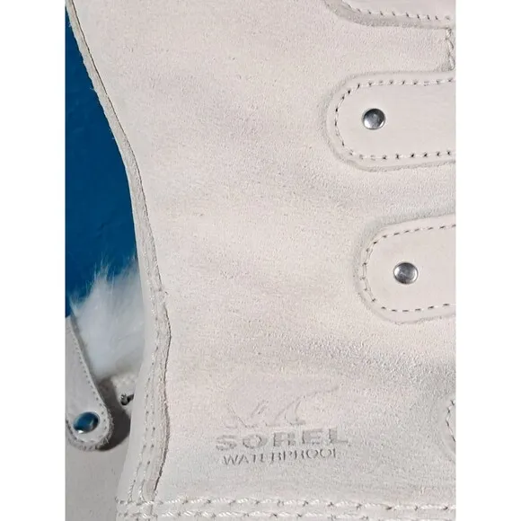 Sorel Women's Joan of Arctic Cold-Weather Faux Fur Boots Fawn Size US 8 EU 39