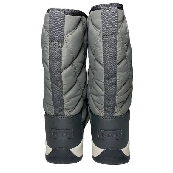 Sorel Women's Whitney II Tall Lace Waterproof Boots Gray Size 7