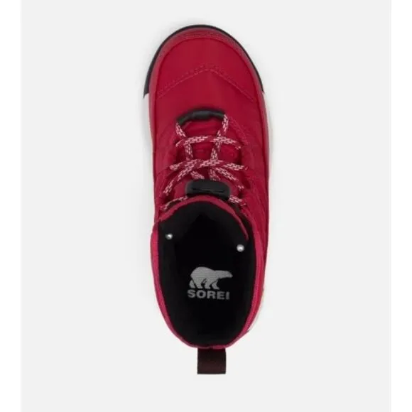 Sorel youth Whitney 2 red waterproof shoes size little kid 12 M