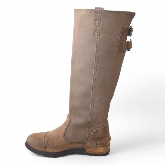 Sorel Major Tall Leather Distressed Leather Mid Calf Boot NL2309-245 Women's 6.5
