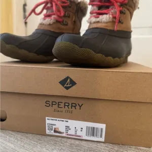 Sperry Kids Saltwater Alpine Tan Boots