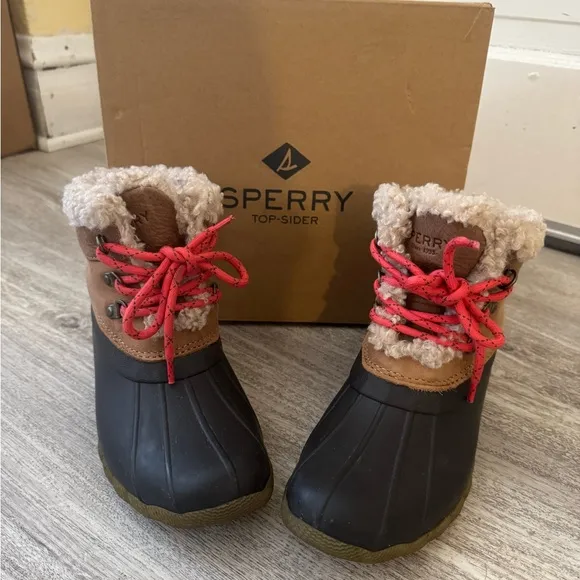 Sperry Kids Saltwater Alpine Tan Boots