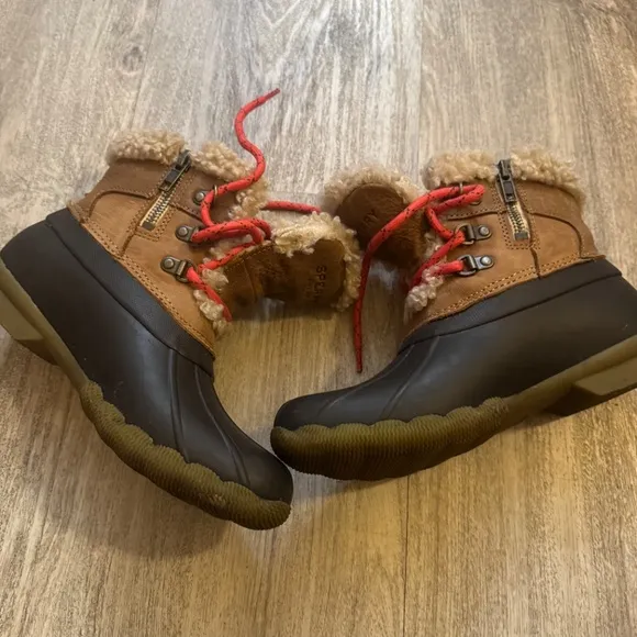 Sperry Kids Saltwater Alpine Tan Boots