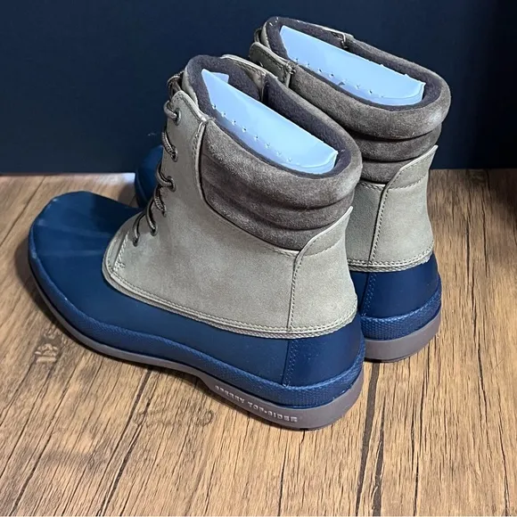 Sperry Top Sider Cold Bay Duck Boots Men’s Size 10 Tan/Navy