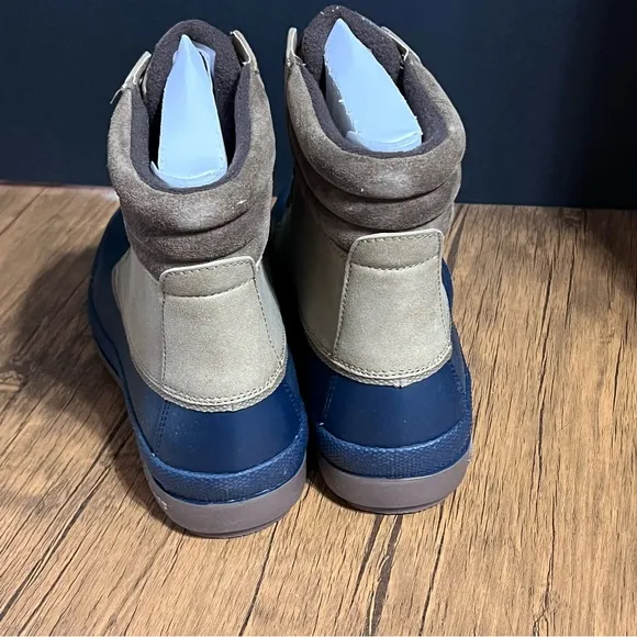 Sperry Top Sider Cold Bay Duck Boots Men’s Size 10 Tan/Navy