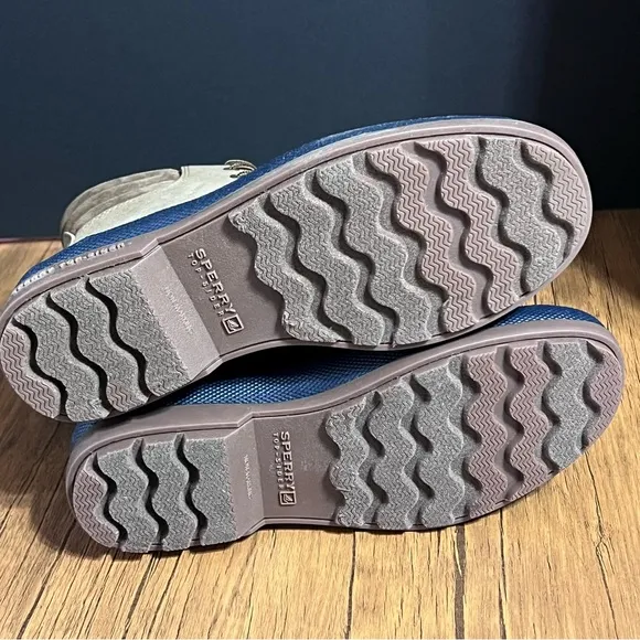 Sperry Top Sider Cold Bay Duck Boots Men’s Size 10 Tan/Navy