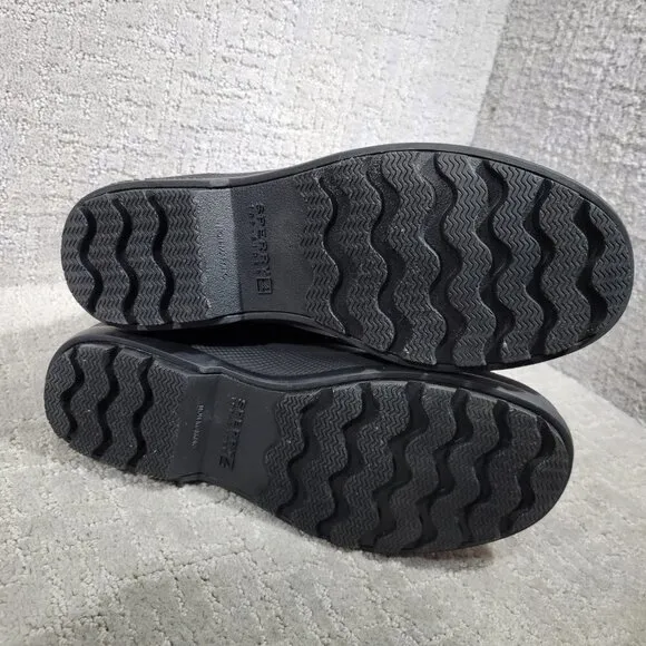 Sperry Top Sider Men’s Size 9.5 M Black Cold Bay Duck Thinsulate Boots STS22990