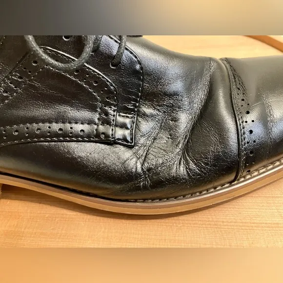 Stacy Adams Black Oxford Dress Shoes 11.5M