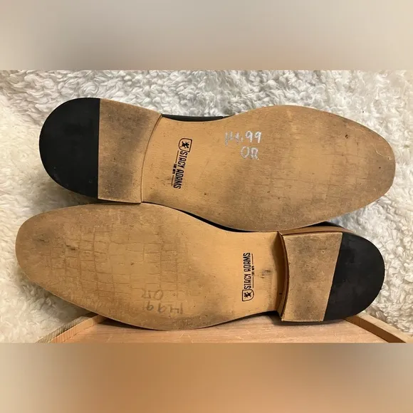 Stacy Adams Black Oxford Dress Shoes 11.5M