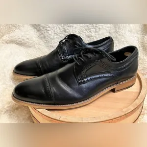 Stacy Adams Black Oxford Dress Shoes 11.5M
