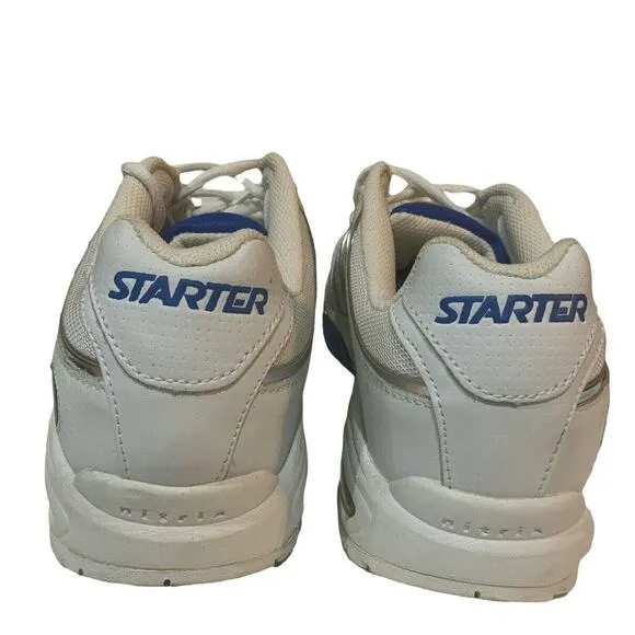Starter Caddy Shoes Leather Upper Mens Size 10 Lace Up Athletic Running Sneakers