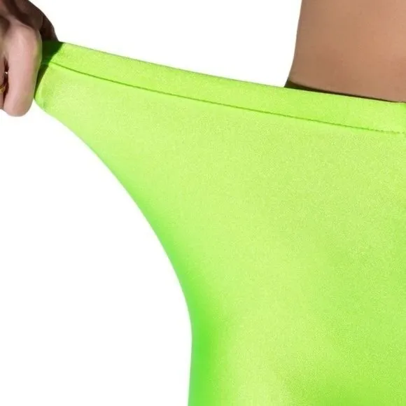 Stasia Neon: Shiny Biker Pant STILETTO Boot SIZE 8 7.5 11