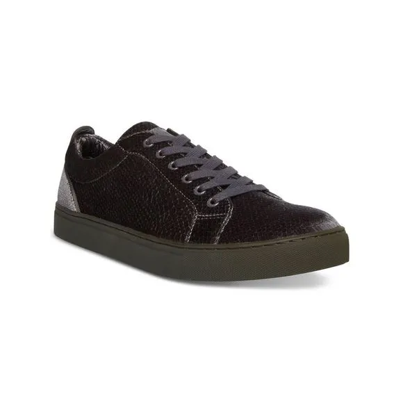 STEVE MADDEN Mens Gray Snake Back Tab Yali Round Toe Sneakers Shoes 11 M