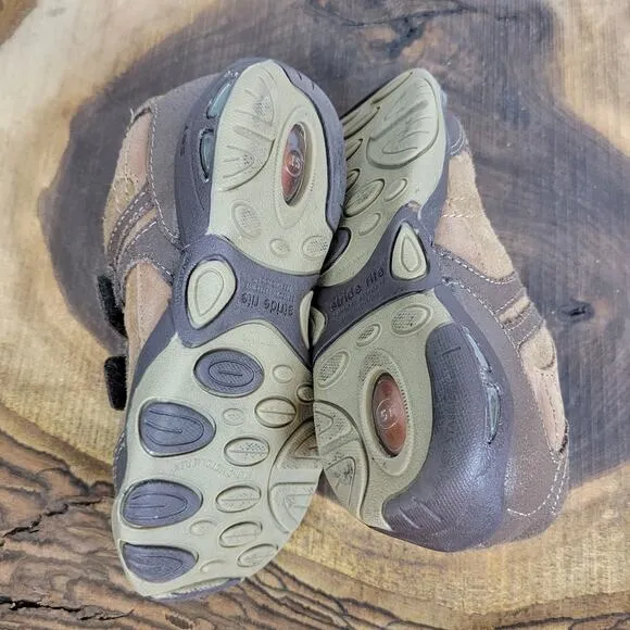 Stride Rite Toddler Shoes Size 5R Brown Baxter Leather Casual Sneaker NEW