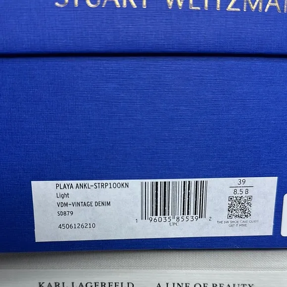 Stuart Weitzman Women's Playa light denim sandals
