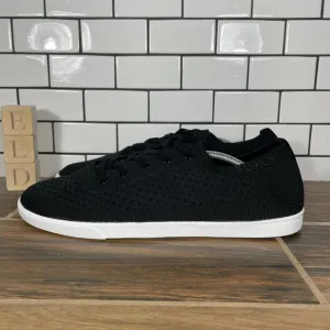 Suavs The Zilker Mens Size 14 Shoes Black Knit Washable Packable Casual Sneakers