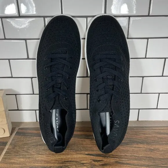 Suavs The Zilker Mens Size 14 Shoes Black Knit Washable Packable Casual Sneakers