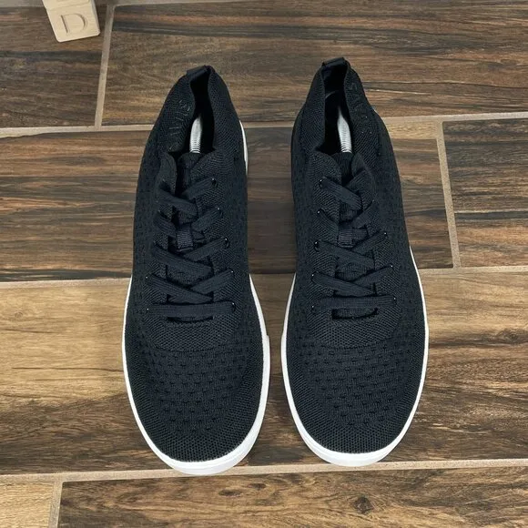 Suavs The Zilker Mens Size 14 Shoes Black Knit Washable Packable Casual Sneakers