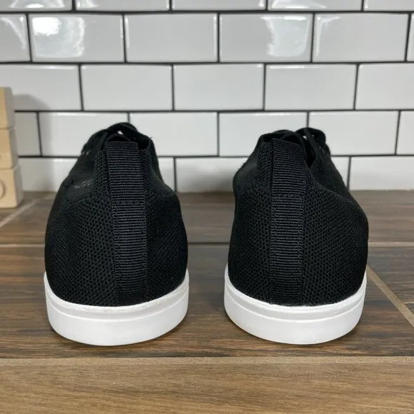 Suavs The Zilker Mens Size 14 Shoes Black Knit Washable Packable Casual Sneakers