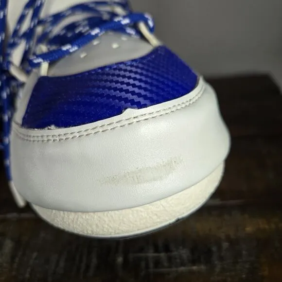 Tecnica Moon Boots Sneaker High Top Womens Size 9.5/10 White Blue Snow Boots