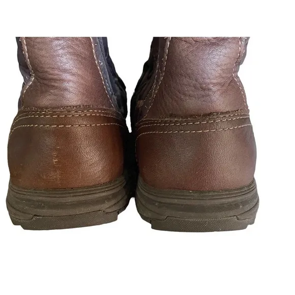 Teva Women's Size 5.5 Brown Waterproof Faux Fur Winter Rain Casual Leather Boots