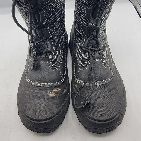 The North Face Alpenglow IV 4 Boys Size 6 Black Winter Snow Boots NF0A2T5P
