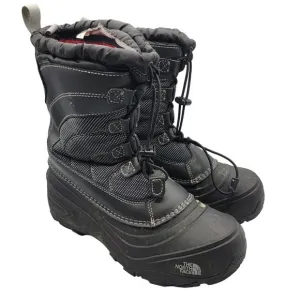 The North Face Alpenglow IV 4 Boys Size 6 Black Winter Snow Boots NF0A2T5P