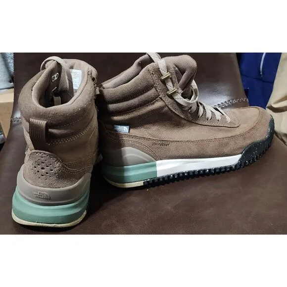 The North Face Back-To-Berkeley III Textile WP Boots TNF Brown Tan Size 9.5 Hiki