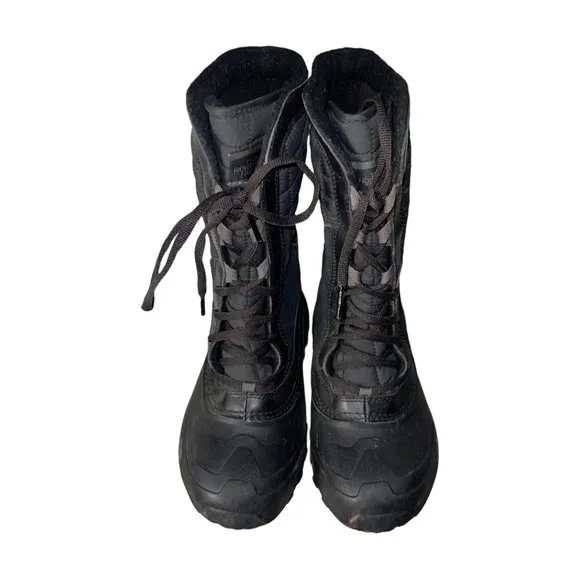 The North Face Thermoball Waterproof Leather Snow Ski Sledding Boots Girl's 4