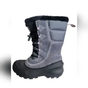 The North Face Youth Shellista IV Lace Up Snowboots Gray Lilac Size 5