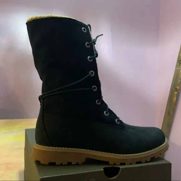 Timberland  6” Authentic Roll Top Medium Blue Nubuck Boots