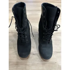 TIMBERLAND 8432A WOMEN'S EARTHKEEPERS GLANCY BOOTS BLACK 100% AUTHENTIC Sz 9.5