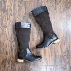 Timberland • Bethel Heights boot chocolate brown leather suede riding wide calf