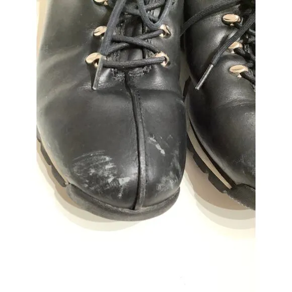 Timberland Black Leather Hiking Boots Size 10 Men's – Outdoor, Rugged, Classic