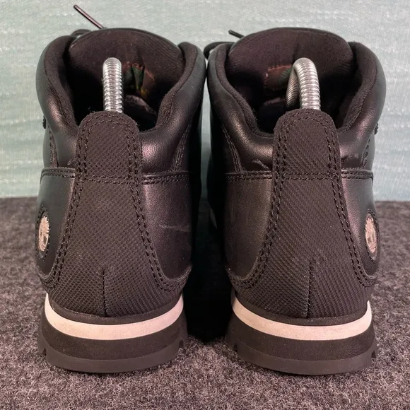 Timberland Black Leather Hiking Boots Waterproof‎ All-Weather Size 9.5M