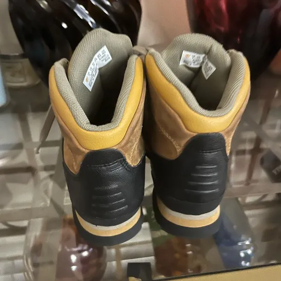 Timberland Brown and Black Hiking Boots size 2