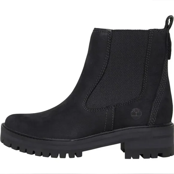 Timberland Courmayur Black Chelsea Boots