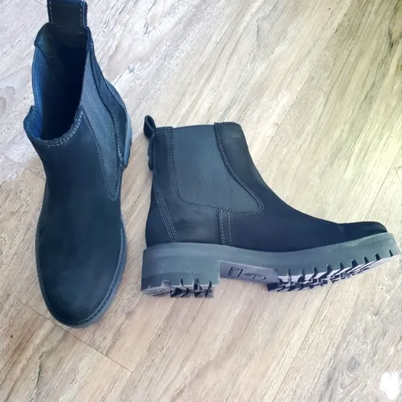 Timberland Courmayur Black Chelsea Boots