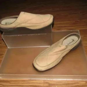 TIMBERLAND Leather Mules Smartwool Insoles Men’s Slip-On Mules Shoes Size 15M