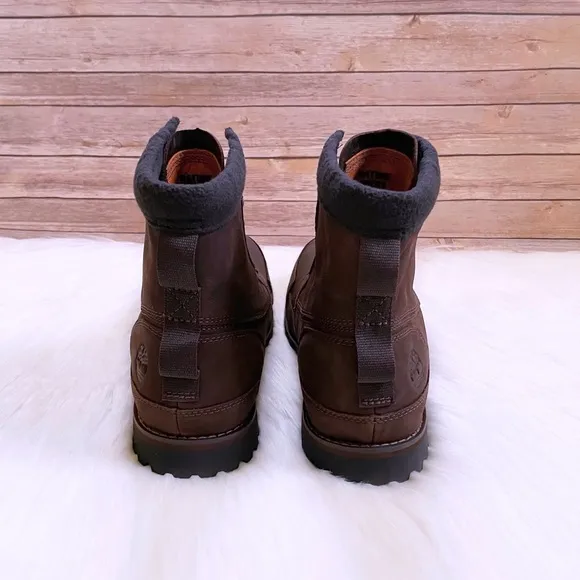 Timberland Men’s Originals 6” Warm Lined Brown Leather Boots