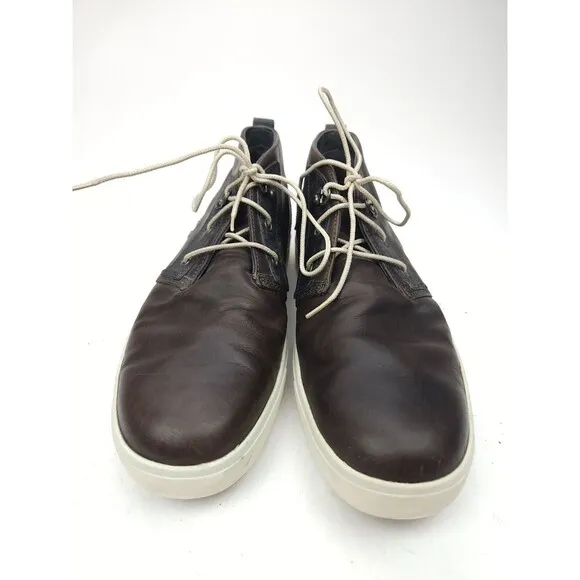 Timberland Shoes Mens 11 Sneakers Lifestyle Leather Amherst Chukka Boot Brown