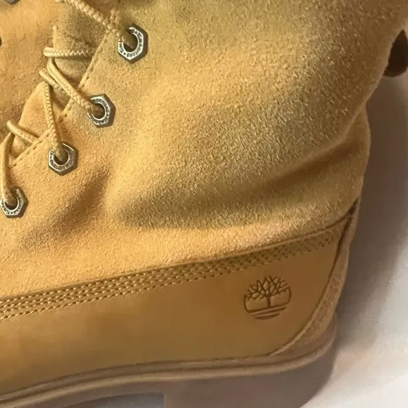 Timberland Tan Winter Boots with Fleece Collar