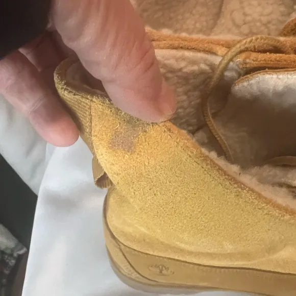 Timberland Tan Winter Boots with Fleece Collar