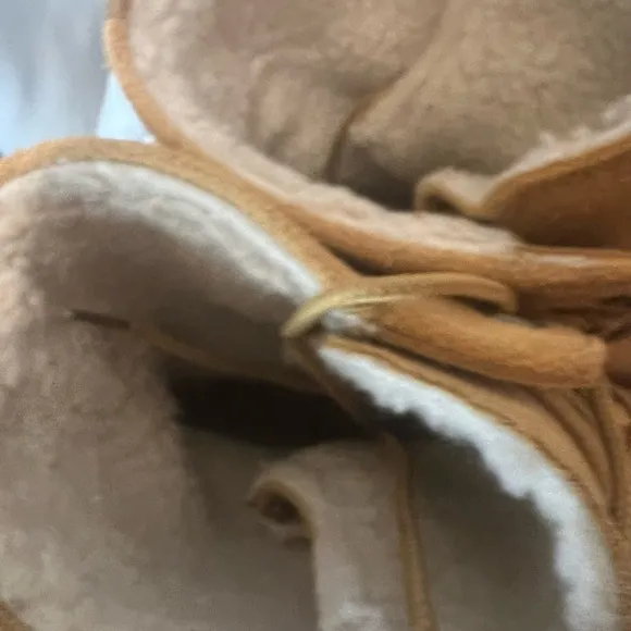 Timberland Tan Winter Boots with Fleece Collar