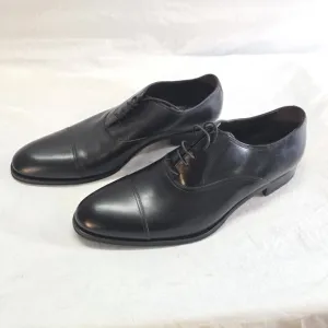 To Boot New York Men's Oxfords Size 9.5 Aidan Black Leather Cap Toe New